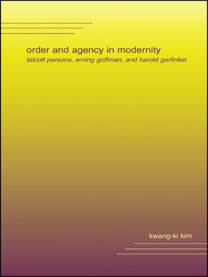 cover image of Order and Agency in Modernity